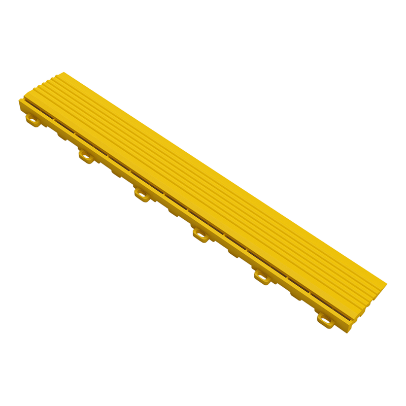 Swisstrax Ribtrax Pro Citrus Yellow Garage Floor Looped Edge (10-Pack)