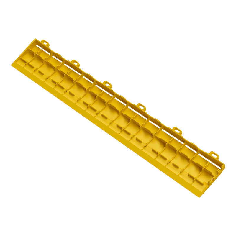 Swisstrax Ribtrax Pro Citrus Yellow Garage Floor Looped Edge (10-Pack)