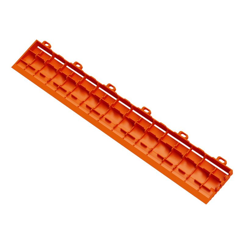 Swisstrax Ribtrax Pro Tropical Orange Garage Floor Looped Edge (10-Pack)