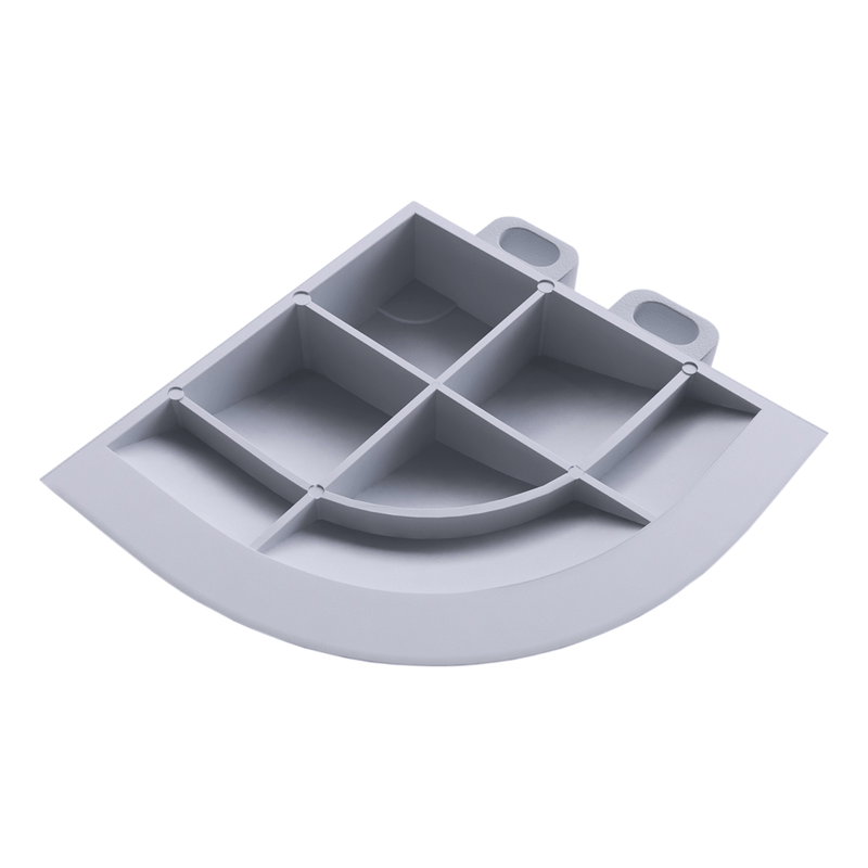 Swisstrax Ribtrax Pro Pearl Silver Garage Floor Tile Corner (4-Pack)