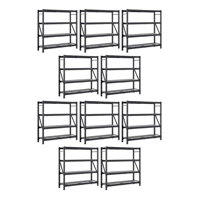 CAT 77-Inch Wide Heavy Duty Storage Rack (10-Pack)