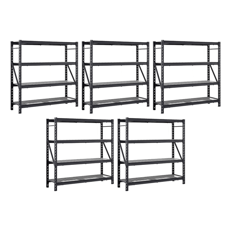 CAT 77-Inch Wide Heavy Duty Storage Rack (5-Pack)