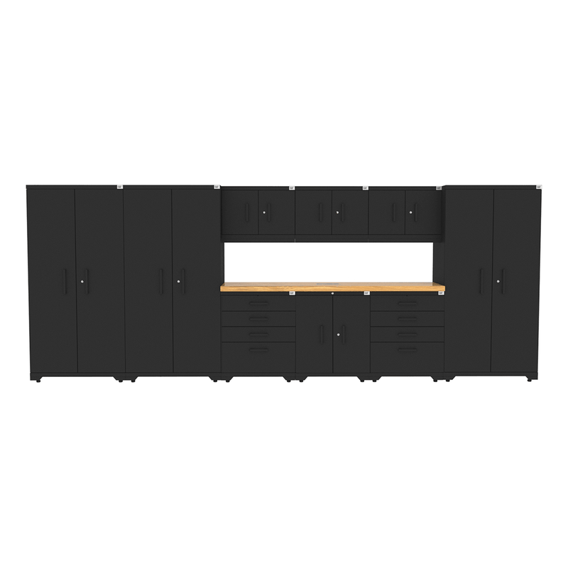CAT Fully-Welded 10-Piece Steel Garage Cabinet Set