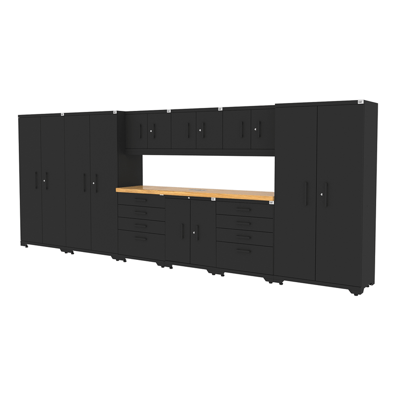 CAT Fully-Welded 10-Piece Steel Garage Cabinet Set