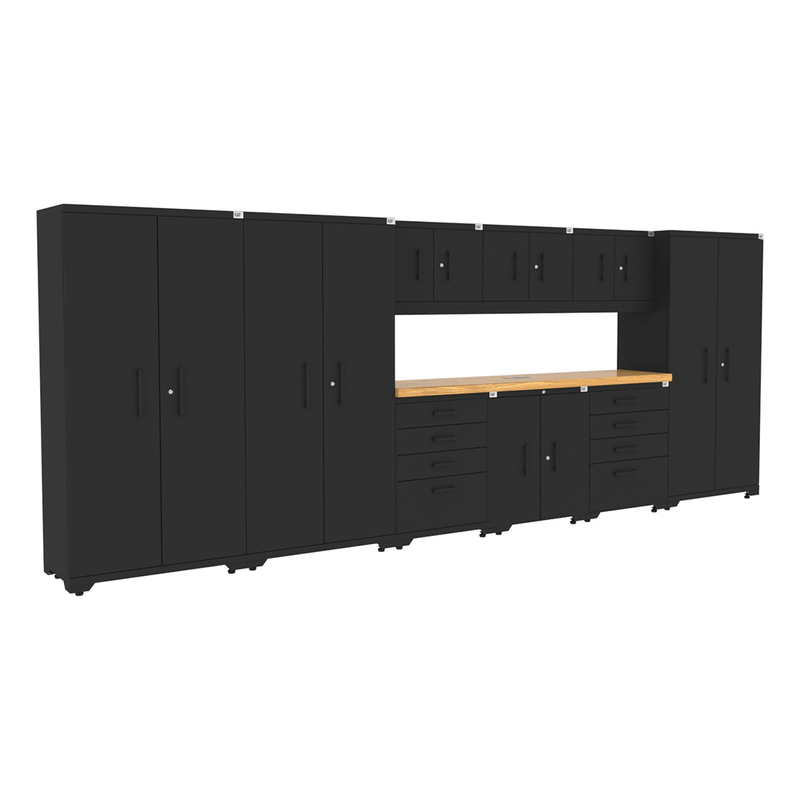CAT Fully-Welded 10-Piece Steel Garage Cabinet Set