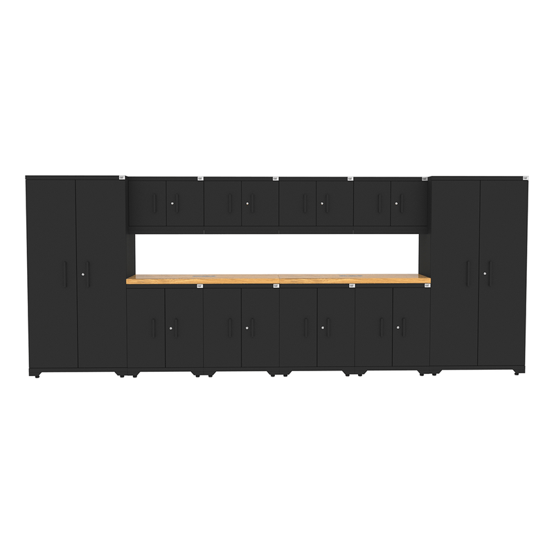 CAT Fully-Welded 12-Piece Steel Garage Cabinet System