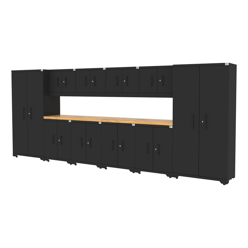 CAT Fully-Welded 12-Piece Steel Garage Cabinet System