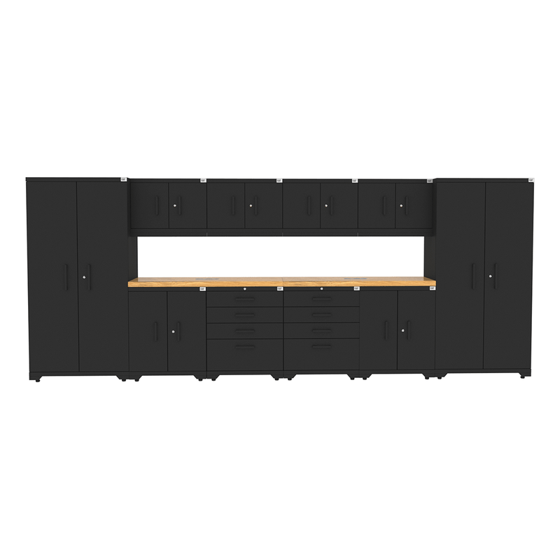 CAT Fully-Welded 12-Piece Steel Garage Cabinet Set