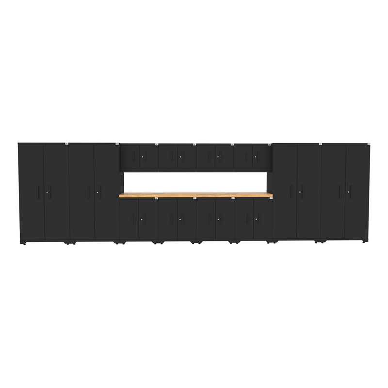 CAT Fully-Welded 14-Piece Steel Garage Cabinet System
