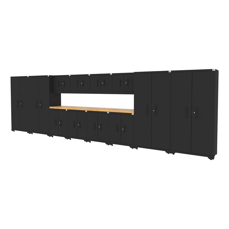 CAT Fully-Welded 14-Piece Steel Garage Cabinet System