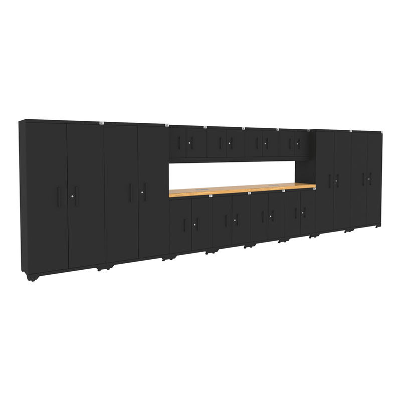 CAT Fully-Welded 14-Piece Steel Garage Cabinet System