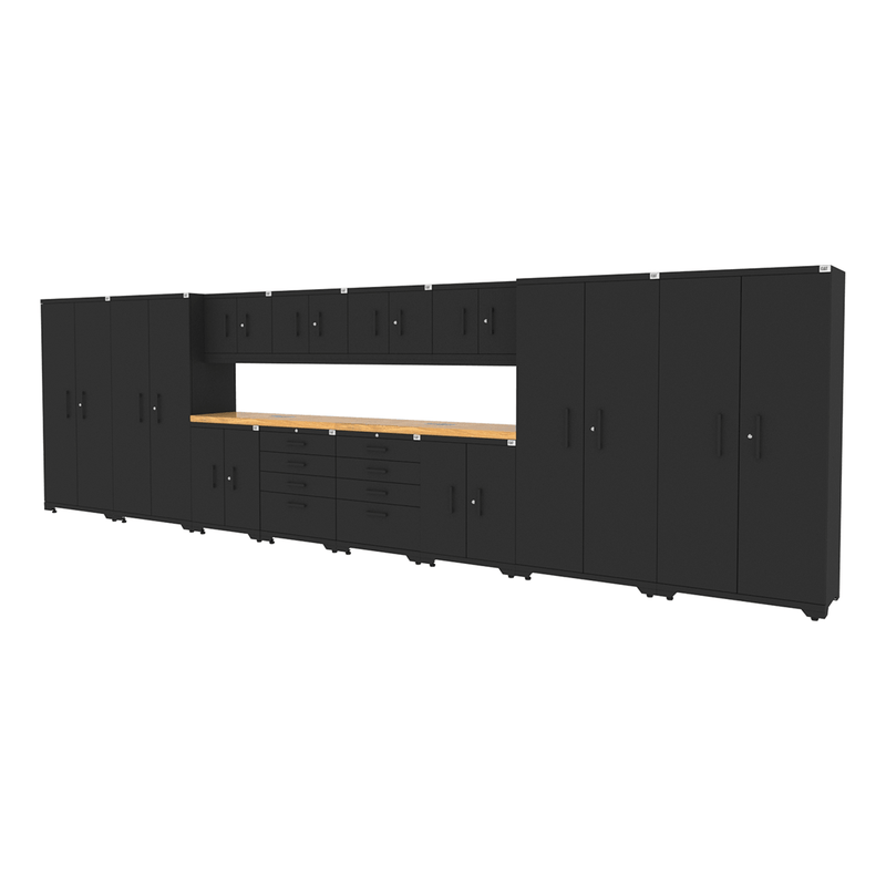 CAT Fully-Welded 14-Piece Steel Garage Cabinet Set