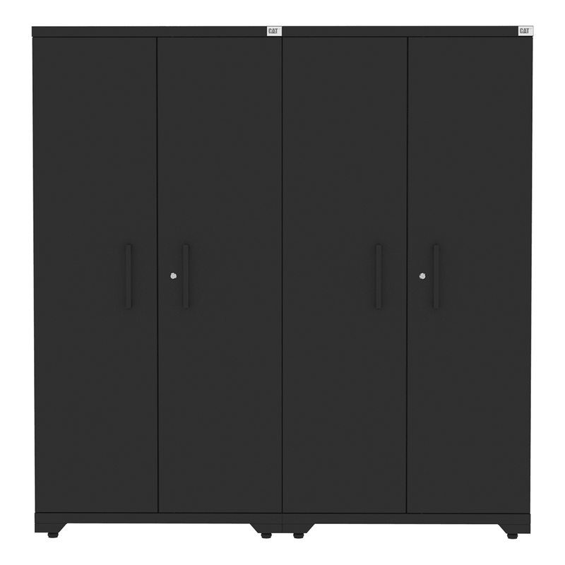 CAT Fully-Welded 2-Piece Steel Tall Garage Locker Cabinets