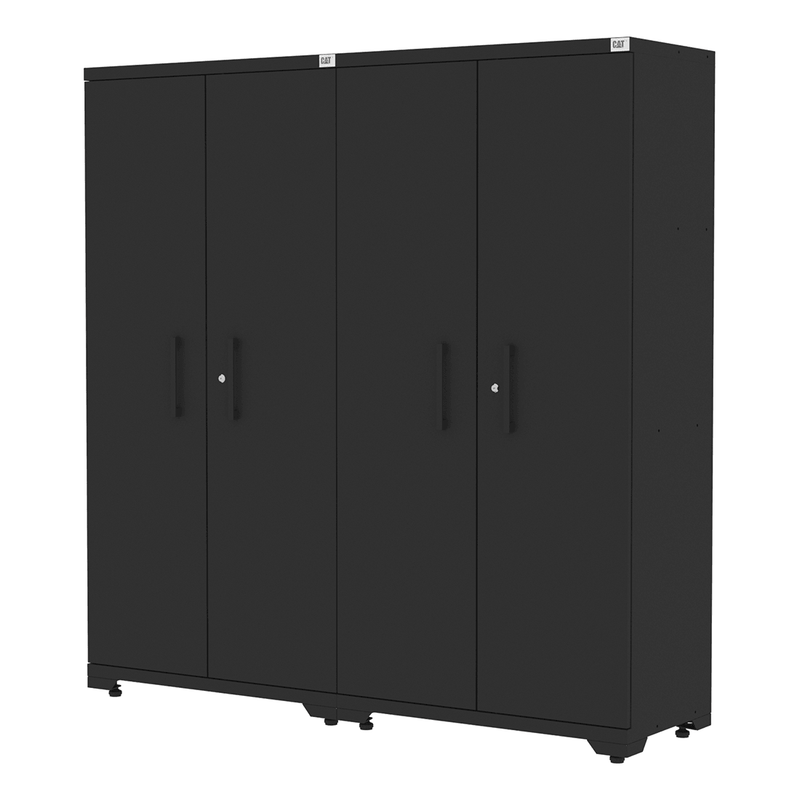 CAT Fully-Welded 2-Piece Steel Tall Garage Locker Cabinets