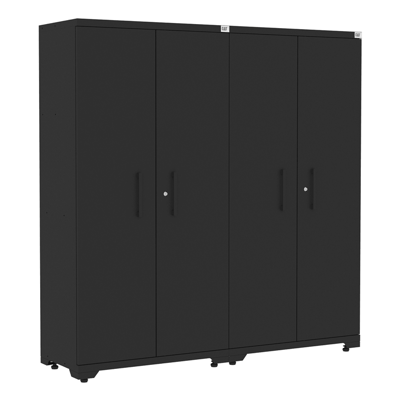 CAT Fully-Welded 2-Piece Steel Tall Garage Locker Cabinets