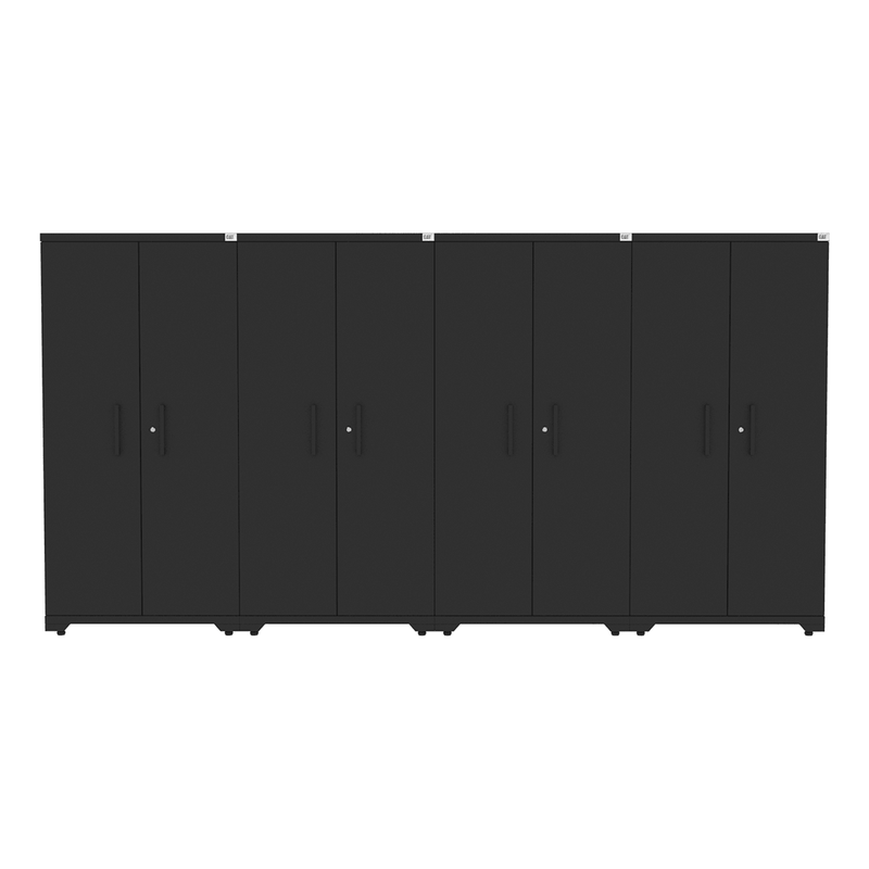CAT Fully-Welded 4-Piece Steel Tall Garage Locker Cabinets