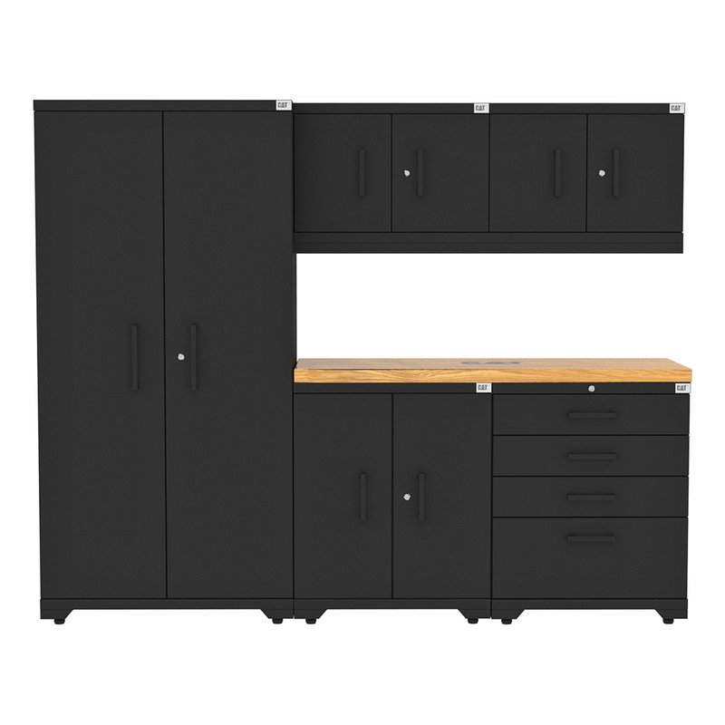 CAT Fully-Welded 6-Piece Steel Garage Cabinet Set