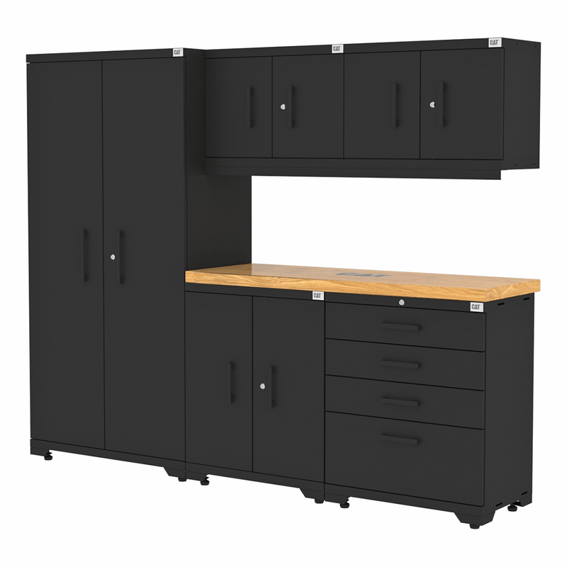 CAT Fully-Welded 6-Piece Steel Garage Cabinet Set