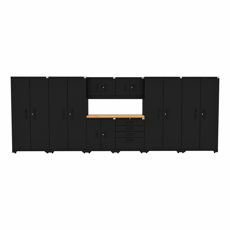 CAT Fully-Welded 9-Piece Steel Garage Cabinet Set