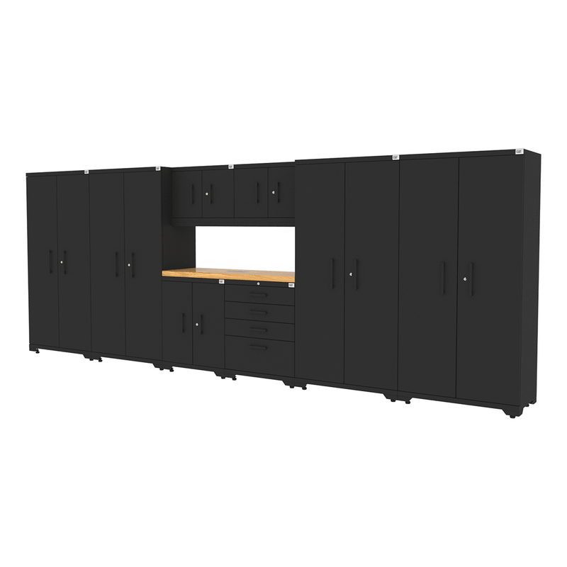 CAT Fully-Welded 9-Piece Steel Garage Cabinet Set