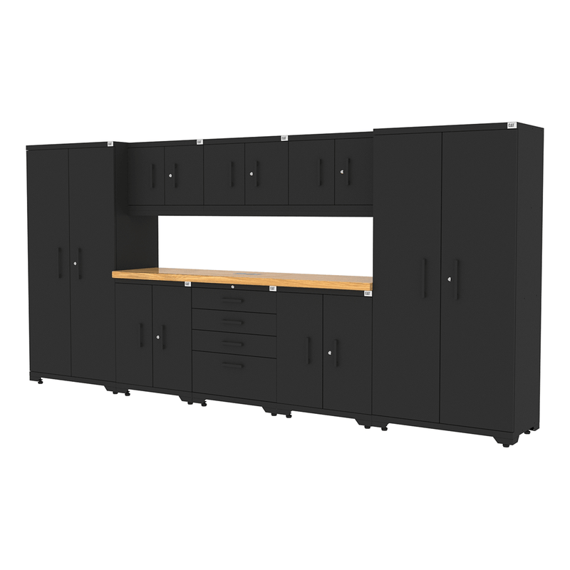 CAT Fully-Welded 9-Piece Steel Garage Cabinet Kit