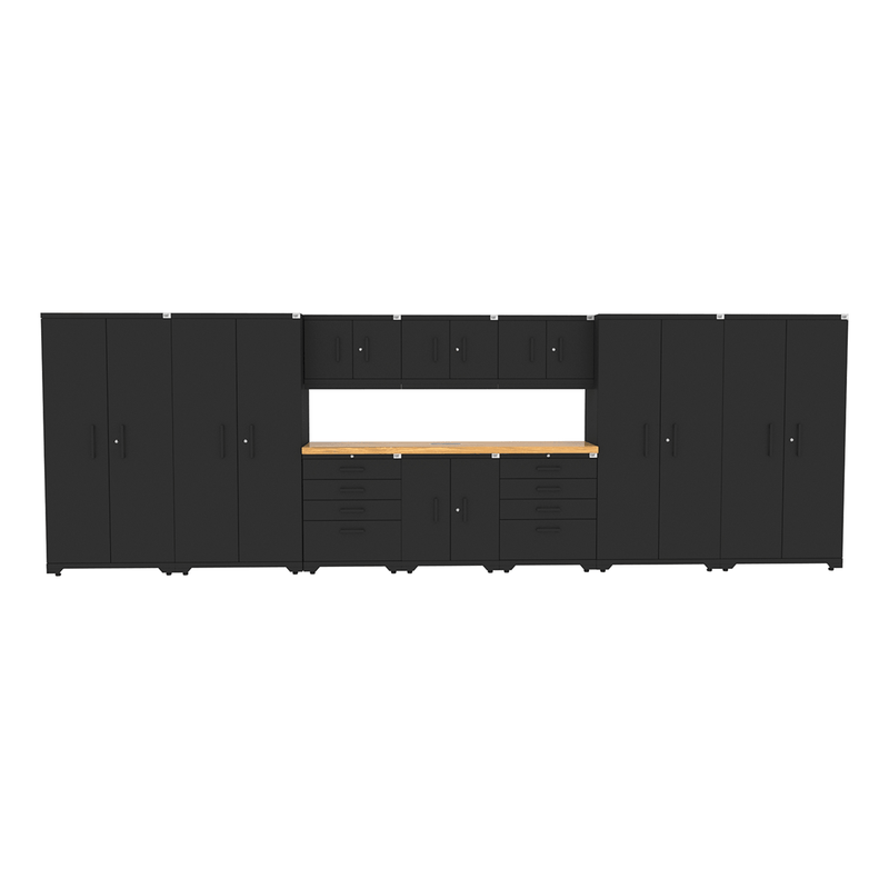CAT Fully-Welded 9-Piece Steel Garage Cabinet Solution