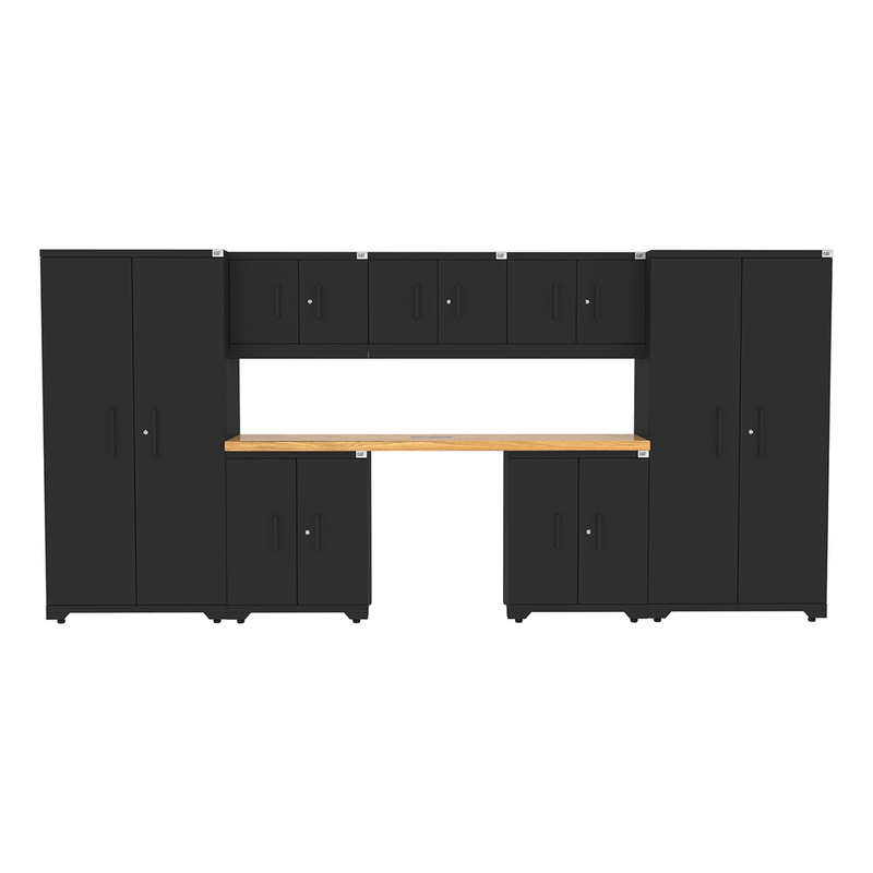 CAT Fully-Welded 8-Piece Steel Garage Cabinet System