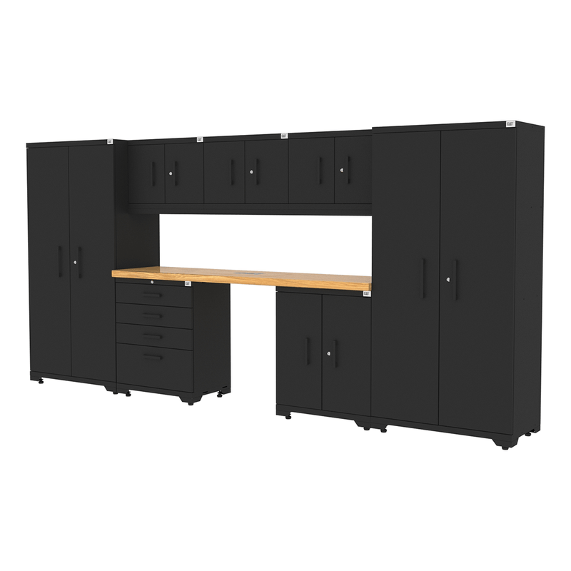 CAT Fully-Welded 8-Piece Steel Garage Cabinet Set