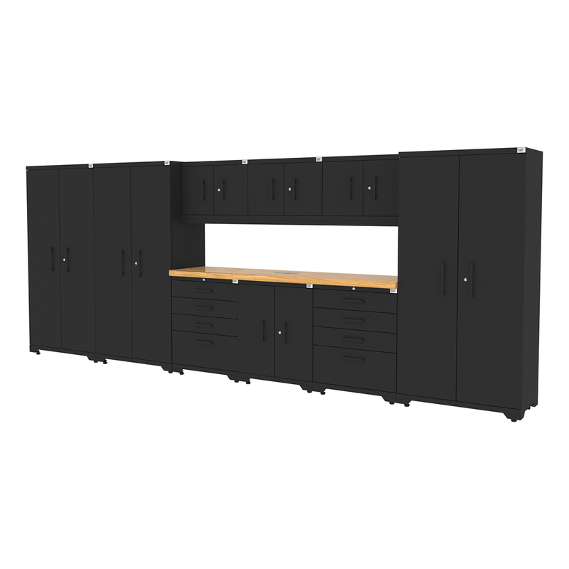 CAT Fully-Welded 10-Piece Steel Garage Cabinet System