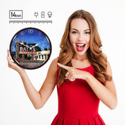 Collectable Sign and Clock Wall Clock