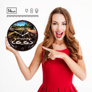 Collectable Sign and Clock Wall Clock
