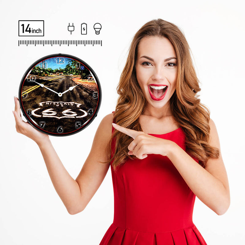 Collectable Sign and Clock Wall Clock