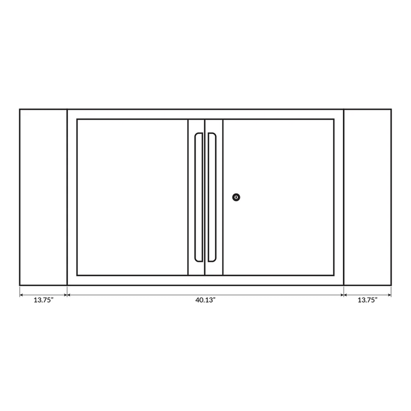 Dragonfire Tools Pro Series Corner Wall Cabinet (Grey)