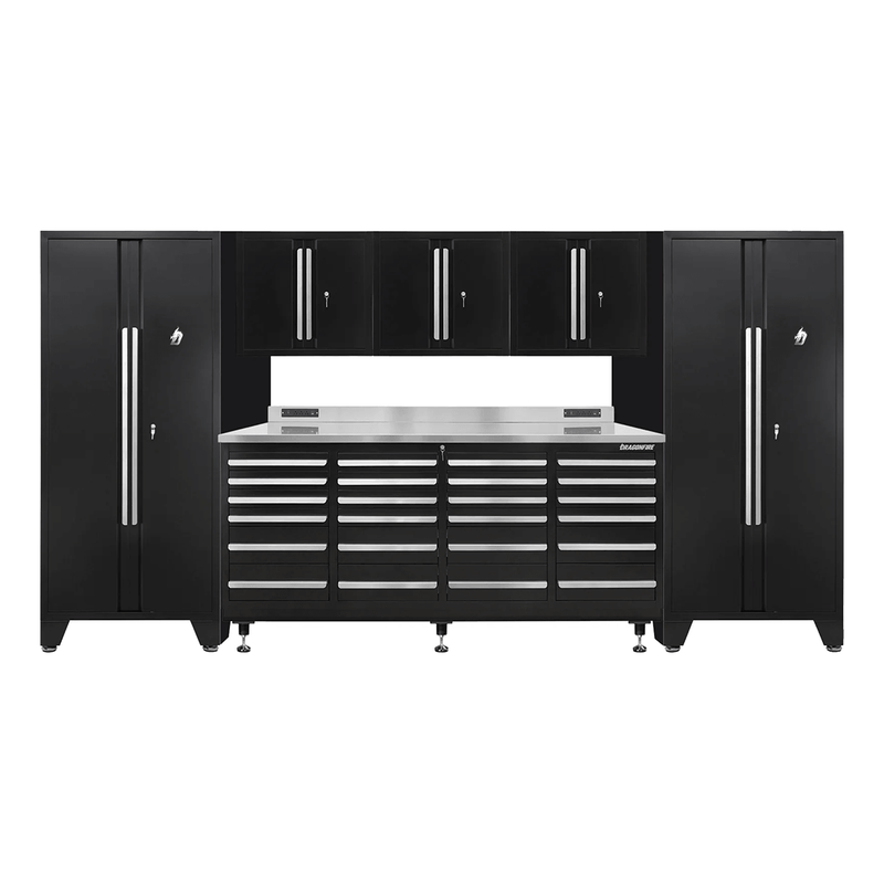 Dragonfire Tools Pro Series 24-Drawer Workbench System (Black)