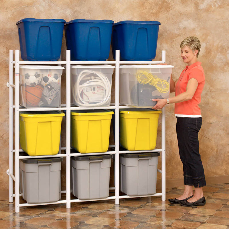 Bin Warehouse 12 Tote Compact Storage Rack