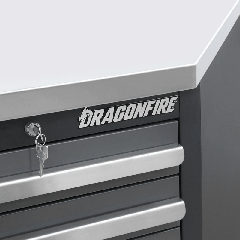Dragonfire Pro Series Lower Corner Cabinet (Grey)