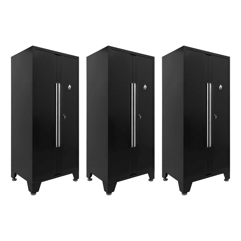 Dragonfire Tools 3 x Pro Series Locker Cabinet (Black)