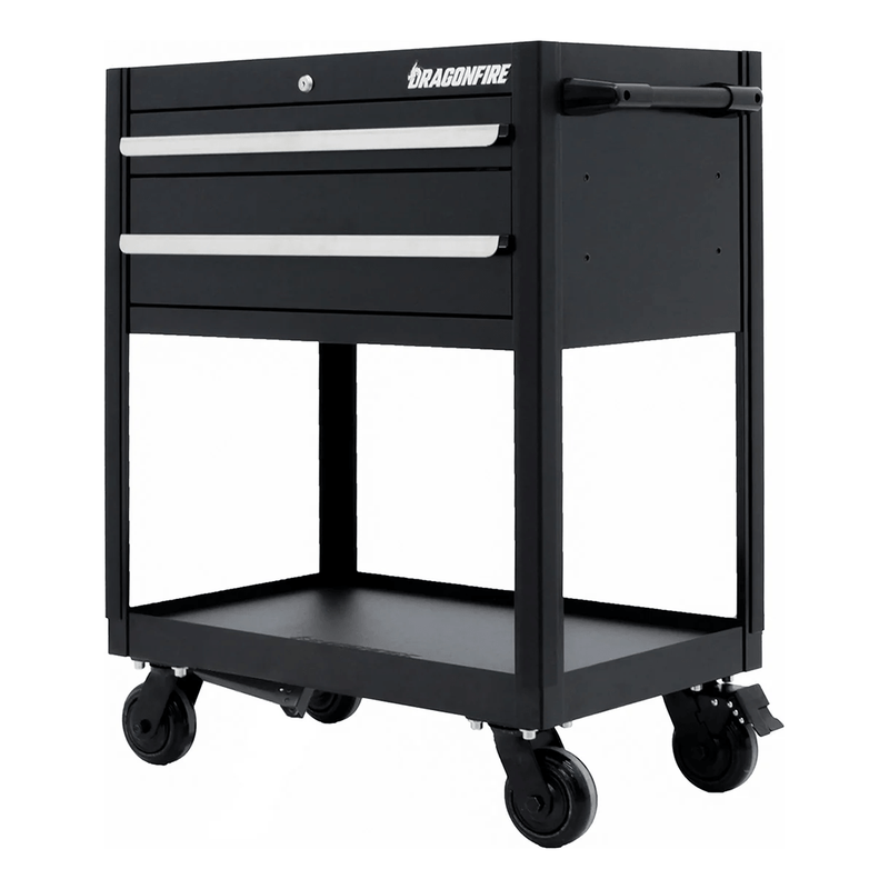 Dragonfire Tools Pro Series 2-Drawer Tool Cart (Black)