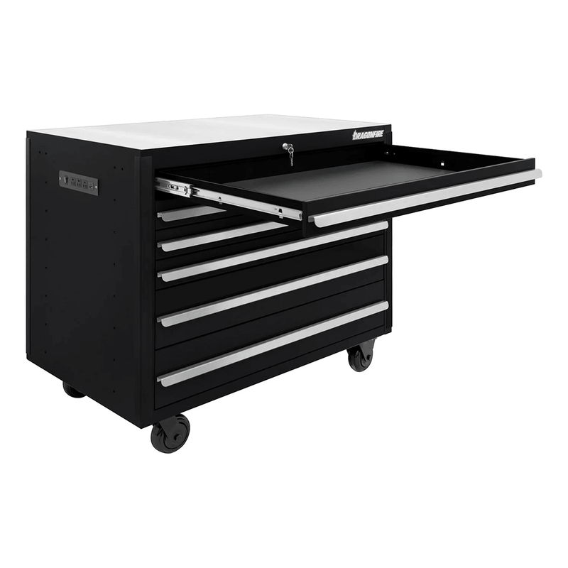 Dragonfire Tools Pro Series 6-Drawer 43.5-Inch Rolling Tool Cabinet (Black)