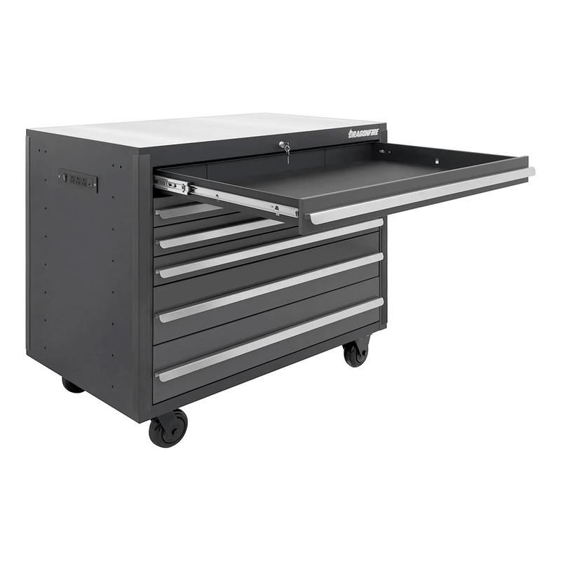 Dragonfire Tools Pro Series 6-Drawer 43.5-Inch Rolling Tool Cabinet (Grey)