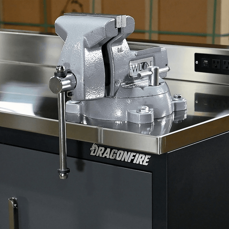 Dragonfire Tools Universal Bench Vise Mounting Plate Kit