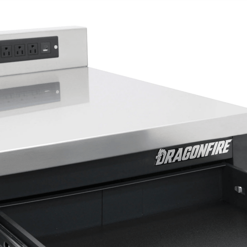 Dragonfire Tools Pro Series 24-Drawer 7-Foot Workbench (Grey)