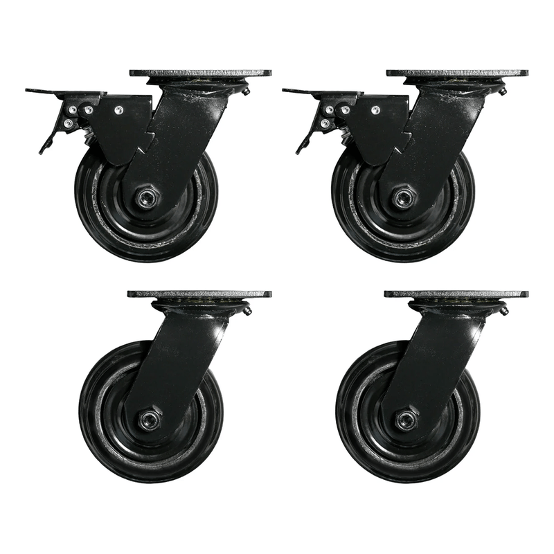 Dragonfire Tools Pro Series 4 x Workbench Casters (Black)