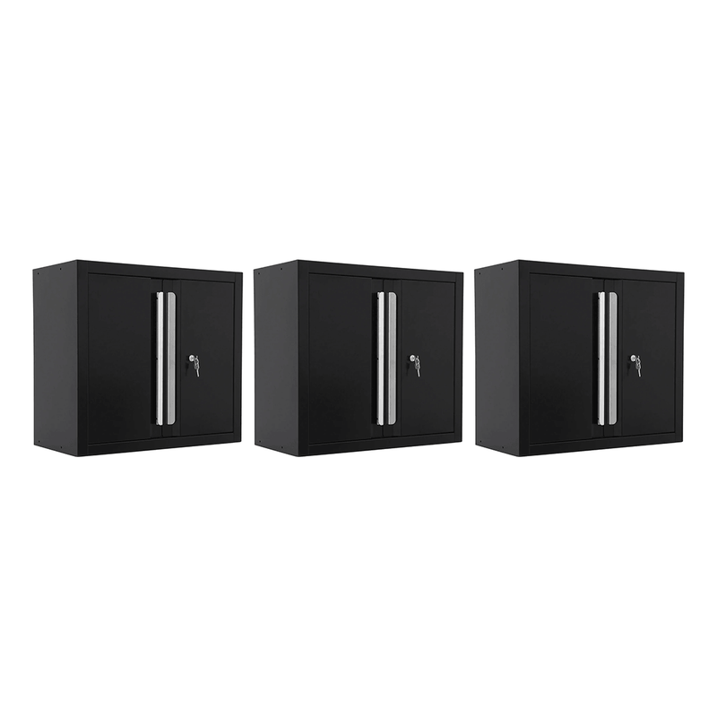 Dragonfire Tools 3 x Pro Series Wall Cabinet (Black)