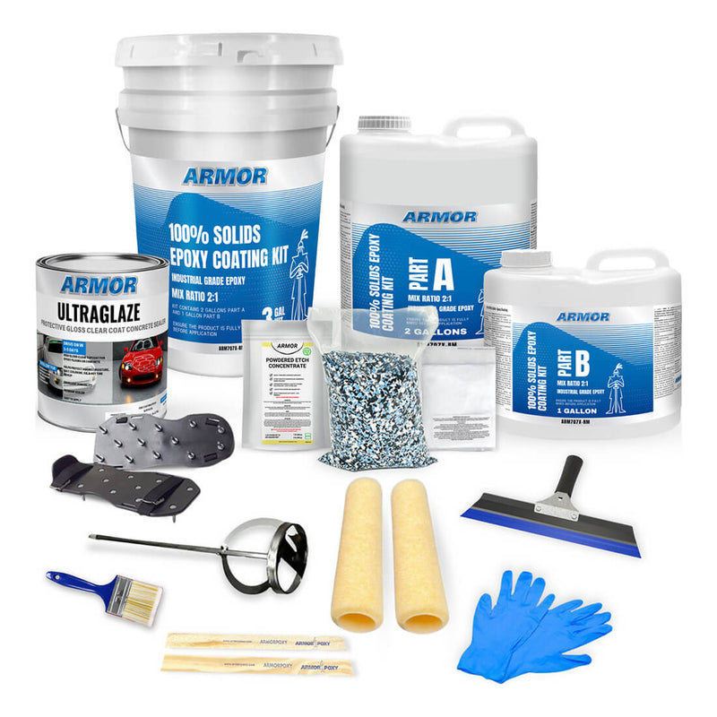ArmorPoxy ArmorClad 300 SF Epoxy Kit - Designer Gray Medium Broadcast (No Primer)