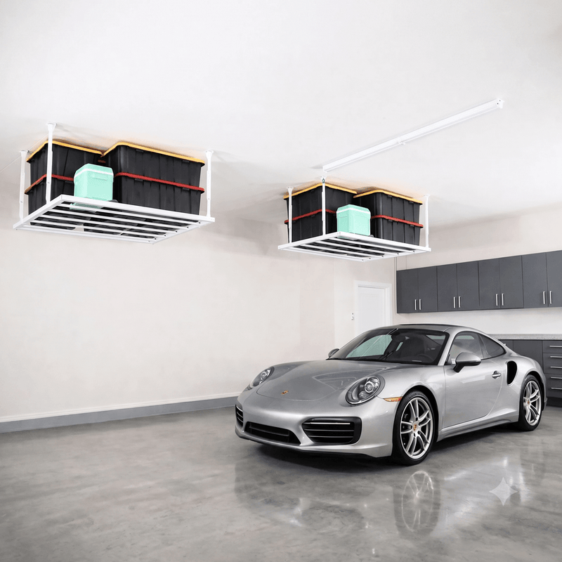 E-Z Garage Storage 4 x 4 ft. Heavy-Duty Pro Ceiling Storage Rack