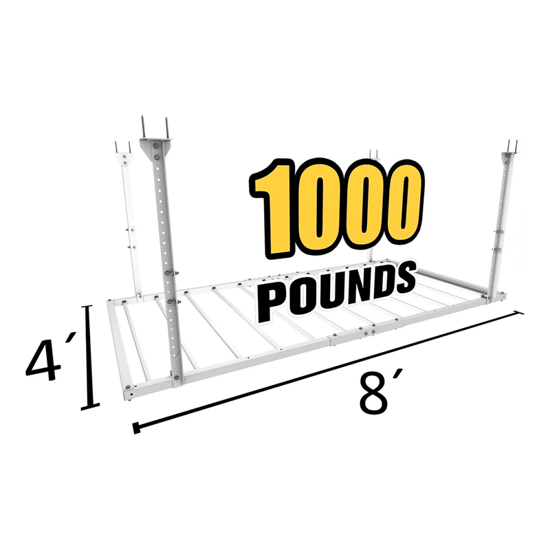 E-Z Garage Storage 4 x 8 ft. Heavy-Duty Pro Ceiling Storage Rack