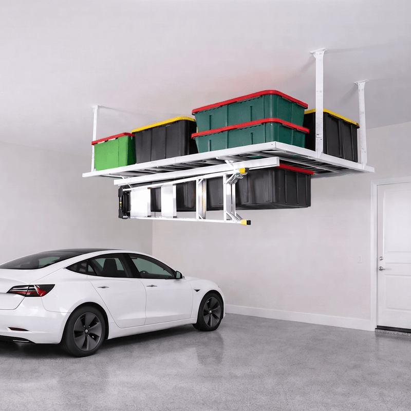 E-Z Garage Storage 4 x 8 ft. Heavy-Duty Pro Combo Ceiling Storage Rack