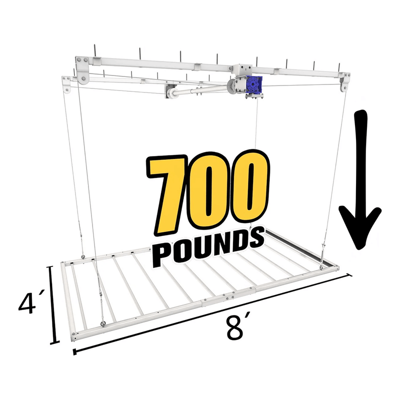 E-Z Garage Storage 4 x 8 ft. E-Z Lift Pro (11.5 - 14 ft. Ceiling Height)