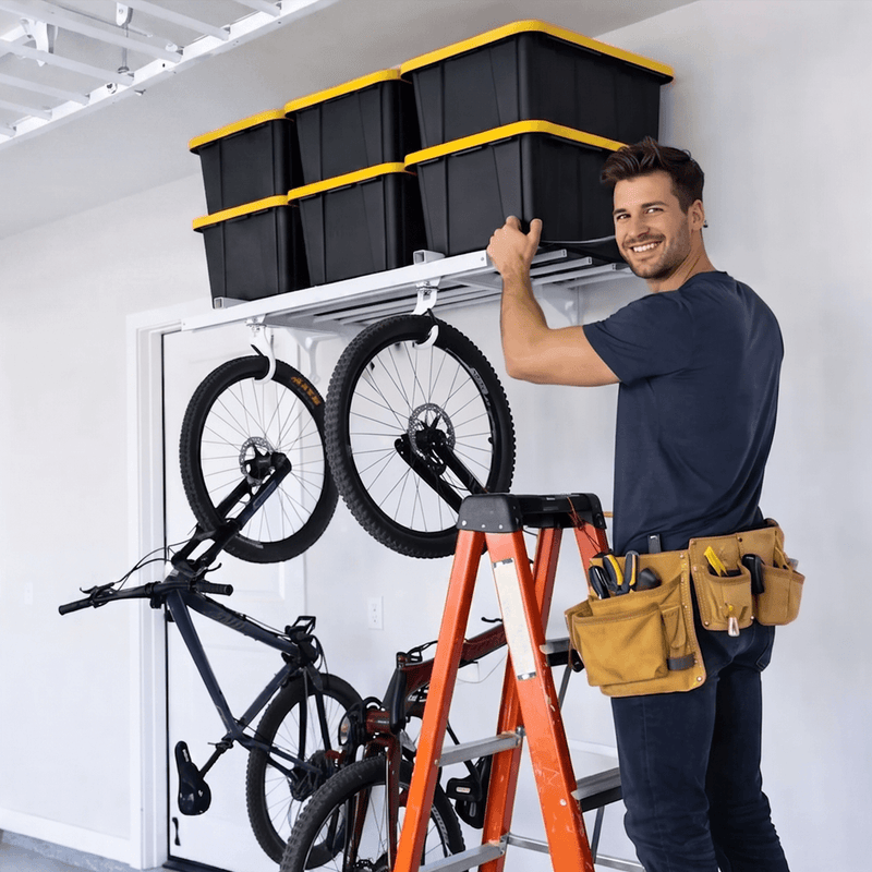 E-Z Garage Storage Wall Shelf Combo